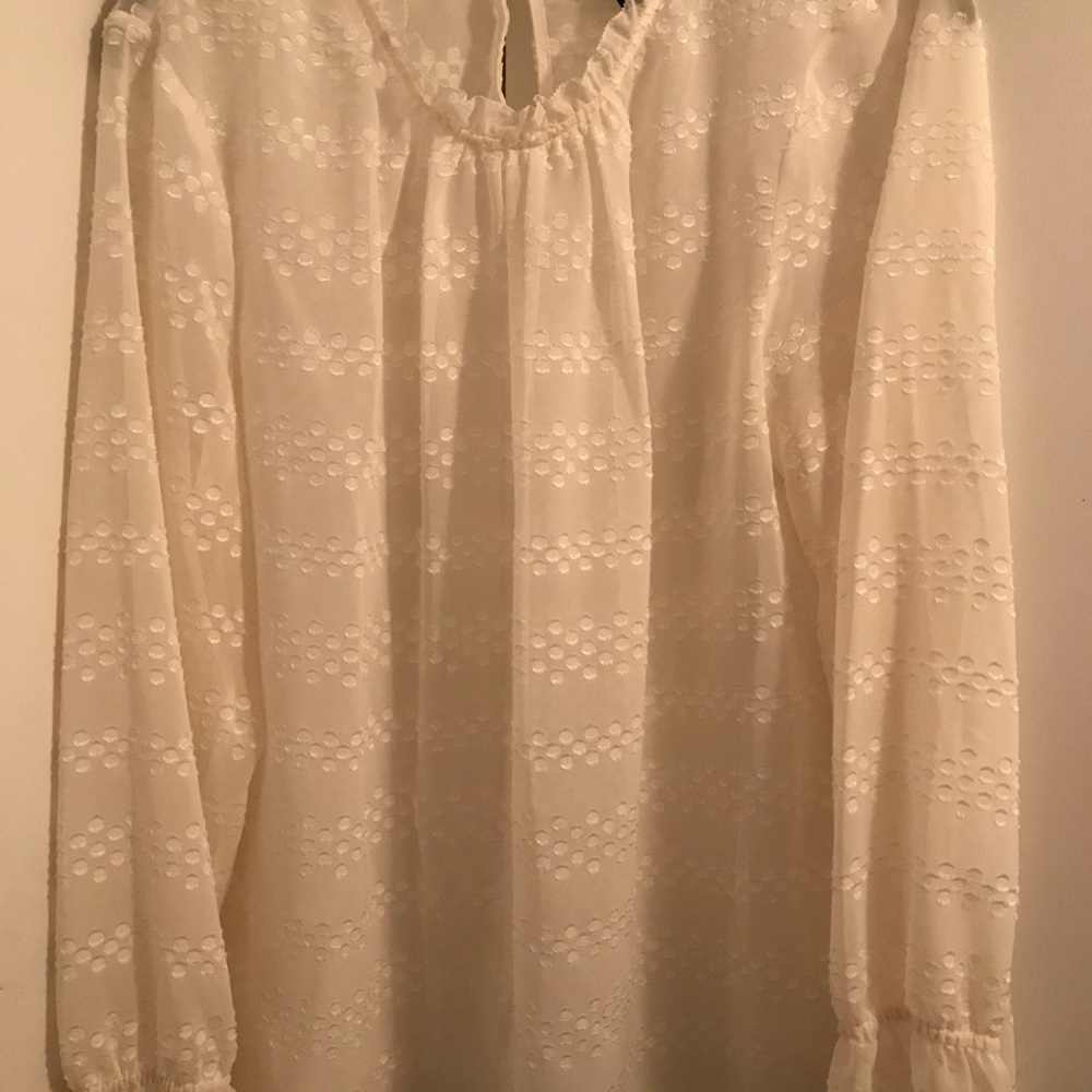 Liz Claiborne Sheer Blouse XL